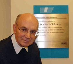photo of Dudley and plaque
