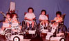Photo of 5 sisters in wheelchairs