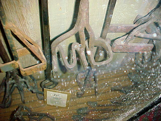 A showcase of branding irons