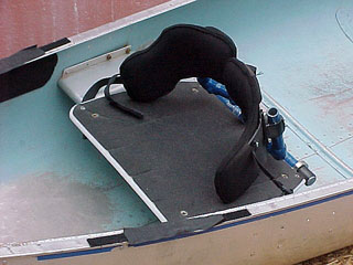 This canoe seat provides great support