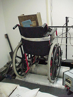 Wheelchair torture machine