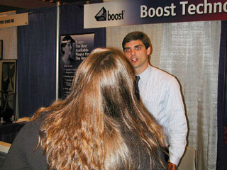 Boost Technology booth