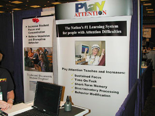 Play Attention booth back drop