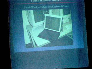 Touch Windows holder and keyboard cover