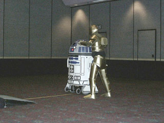 Preparing to go up the ramp