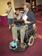 Gary Fischer demonstrates his Power Chair of the Future