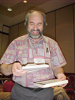 He also receives an engraved picture frame