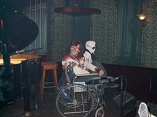 Snoopi from Prentke Romich singing/performing with his Vanguard