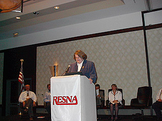 A representative from Gillette Children's Hospital