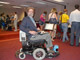 Gary Fischer shows off his Power Chair of the Future