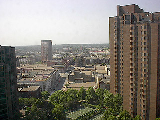 Another view out of Ramon's hotel room