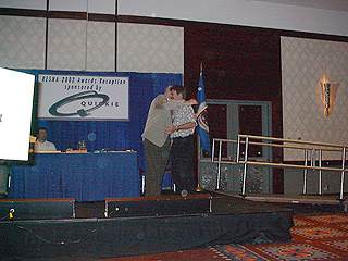 Getting an award