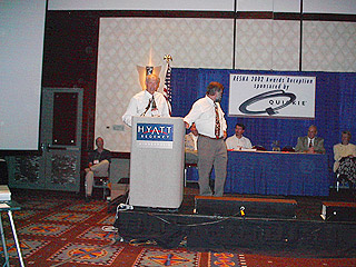Conference chairs at Award Ceremony