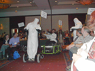 The Barrier Abatement Team rolls in