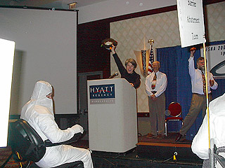 Passing of the Hat to Jean Minkel