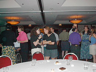 Dance night mingling