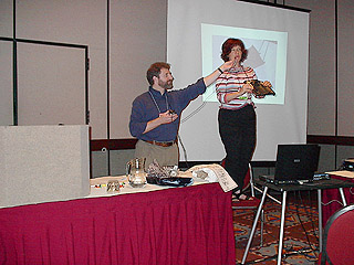 Ronny Gaal holds the microphne for ???