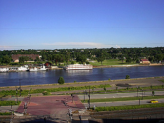 View of the Mississippi River