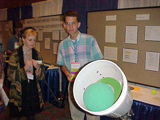 Student project shoots a ball