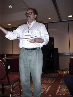 Gerald Weisman presiding over the Rehab Enginners PSG meeting