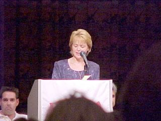 Mary Binion, RESNA President-elect, welcomes conference attendees